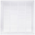 Product Image of 24" x 24" (Wall Opening Size) White Sidewall/Ceiling Return Air Filter Grille (673 Series)