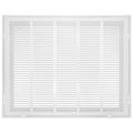 Product Image of 25" x 20" (Wall Opening Size) White Sidewall/Ceiling Return Air Filter Grille (673 Series)