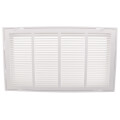 Product Image of 30" x 14" (Wall Opening Size) White Sidewall/Ceiling Return Air Filter Grille (673 Series)