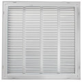 Product Image of 30" x 30" (Wall Opening Size) White Sidewall/Ceiling Return Air Filter Grille (673 Series)