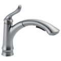 Product Image of Linden Single Handle Pull-Out Kitchen Faucet, (Stainless Steel), 4353AR-DST