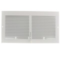 Product Image of 12" x 6" (Wall Opening Size) White Sidewall Register (651 Series)