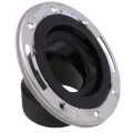 Product Image of 45-Degree ABS Closet Flange w/ Stainless Steel Ring