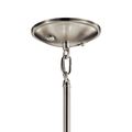 Product Image of Shailene 14" 3 Light Round Semi Flush w/ Satin Etched White Diffuser and White Microfiber Shade (Brushed Nickel)