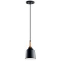 Product Image of Danika 1 Light Mini Pendant (Black)