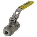 Product Image of 1/4" IPS Full Port 316 Stainless Steel 2-Piece Ball Valve