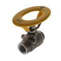 Product Image of 1/2" IPS Full Port 316 Stainless Steel 2-Piece Ball Valve with Oval Handle