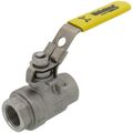 Product Image of 1/2" IPS Full Port 316 Stainless Steel 2-Piece Ball Valve