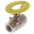 Product Image of 1" IPS Full Port 316 Stainless Steel 2-Piece Ball Valve with Oval Handle