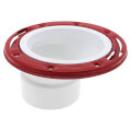 Product Image of 3" or 4" Offset Closet Flange w/ Metal Ring w/o Test Cap (PVC)