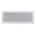 Product Image of 18" x 6" (Wall Opening Size) White One-Way Steel Sidewall/Ceiling Register (681 Series)
