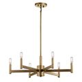 Product Image of Erzo 9.25" 6 Light Chandelier (Natural Brass)