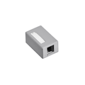 Product Image of Surface-mount Quickport, Box, Plenum Rated, 1-port (Gray)