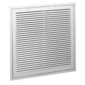 Product Image of 20" x 20" (Wall Opening Size) White Steel Fixed-Bar Filter Grille (96AFBTI Series)
