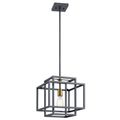 Product Image of Taubert 13" 1 Light Pendant w/ (Black) and (Natural Brass) Accents