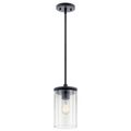 Product Image of Crosby 1 Light Mini Pendant (Black)