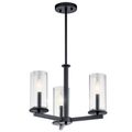 Product Image of Crosby 3 Light Convertible Chandelier (Black)