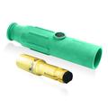 Product Image of 23 Series Plug, Male, 600A Max, 600V Crimp Tube Termination, 350-500 MCM Cable Range (Green)