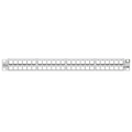 Product Image of Shielded Flat Quickport, Patch Panel, 48-port, 1RU (White)
