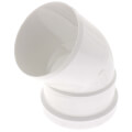 Product Image of 12" PVC SDR 35 1/8 Bend 45° Elbow, Street (Spigot x G)