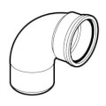 Product Image of 10" PVC SDR 35 1/4 Bend 90° Elbow, Street (Spigot x G)