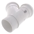 Product Image of 6" PVC SDR 35 1/8 Bend 45° Wye, Street (Spigot x G x G)