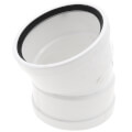 Product Image of 6" PVC SDR 35 1/16 Bend 22.5° Elbow (G x G)