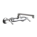 Product Image of 445 Series 6" S-Type Swing Wall-Mounted Manual Sink Faucet w/Adjustable Centers