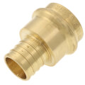 Product Image of 1" PEX Crimp x Copper Press Brass Adapter (Lead Free)