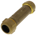 Product Image of 1/2" IPS (3/4" CTS) Brass Compression Coupling Long (Lead Free)