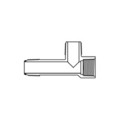1" PVC Sch. 40 O-ring Sealed Manifold Tee (MIPT x FIPT x MIPT)