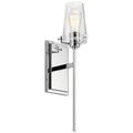 Product Image of Alton 22" 1 Light Wall Sconce w/ Clear Seeded Glass (Chrome)