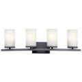 Product Image of Crosby 4 Light Vanity Light (Black)