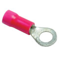 #10 Stud Insulated Ring Terminals - 22-18 AWG (Blister Pack of 50)