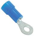 Product Image of #6 Stud Insulated Ring Terminals - 16-14 AWG (Blister Pack of 50), 455025