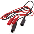Product Image of Alligator Clips with Test Leads 18 AWG - 36" (Single Pack), 455057