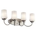 Product Image of Aubrey 4 Light Vanity Light (Brushed Nickel)