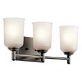 Product Image of Shailene 21" 3 Light Vanity Light w/ Satin Etched Glass (Olde Bronze)