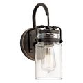 Product Image of Brinley 11.5"es 1 Light Wall Sconce w/ Clear Glass (Olde Bronze)