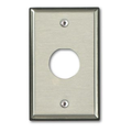 Product Image of Single-Gang Stainless Steel Duraport, Industrial Wallplate, 1-port