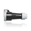 Product Image of 30A, 347/600V 3-Phase, 4P, 5W, LEV Series IEC 60309-1 & 60309-2 Pin & Sleeve Connector, IP66/IP67/IP68/IP69K, Watertight (Black)