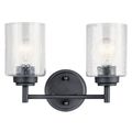 Product Image of Winslow 2 Light Vanity Light (Black)