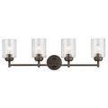 Product Image of Winslow 30" 4 Light Vanity Light w/ Clear Seeded Glass (Olde Bronze)
