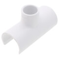 Product Image of 1" x 1/2" PVC Sch. 40 Snap-On Saddle (IPS O.D. x Soc)