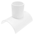 Product Image of 4" x 2" PVC Sch. 40 Saddle (IPS O.D. x Soc)