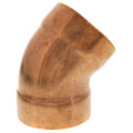 2" Copper DWV 45° Elbow