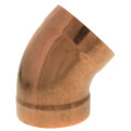 3" Copper DWV 45° Elbow