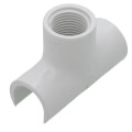 Product Image of 1/2" PVC Sch. 40 Snap-On Saddle (IPS O.D. x FPT)