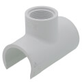 Product Image of 1" x 3/4" PVC Sch. 40 Snap-On Saddle (IPS O.D. x FPT)