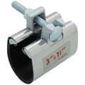 Product Image of 1-1/2" x 3" Stainless Steel Pipe Repair Clamp, 465073